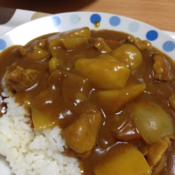 圧力鍋でチキンカレー